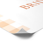 Herfst Fresh Off the Market Vrijgezellenfeest Welk Poster (Hoek)