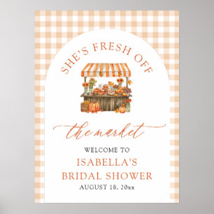 Herfst Fresh Off the Market Vrijgezellenfeest Welk Poster