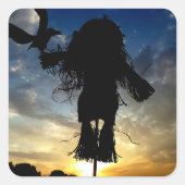 Herfst Friends Vierkante Sticker (Voorkant)