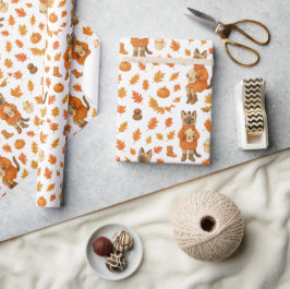 Herfst Friendsgiving Cadeaupapier