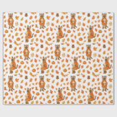 Herfst Friendsgiving Cadeaupapier (Vlak)