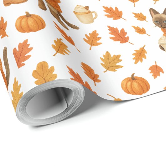 Herfst Friendsgiving Cadeaupapier (Rol Hoek)