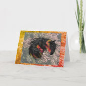 Herfst Friesian Horse Kaart (Voorkant)