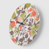 Herfst fruit decoratieve tegel ontwerp. grote klok (Hoek)