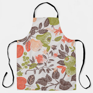 Herfst fruit decoratieve tegel ontwerp. schort