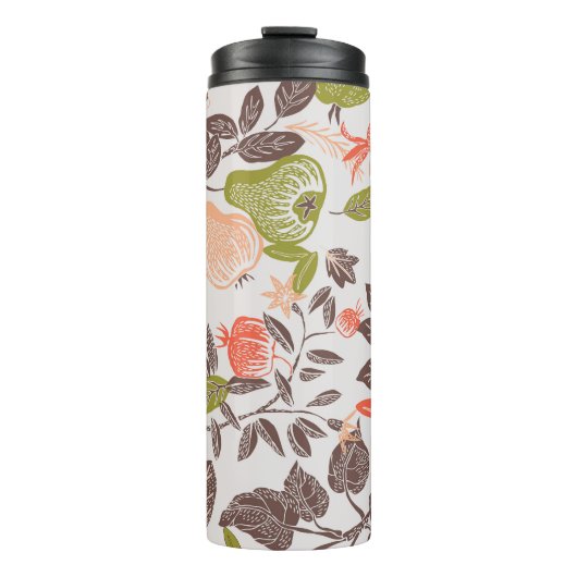 Herfst fruit decoratieve tegel ontwerp. thermosbeker (Voorkant)