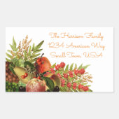 Herfst Fruit Etiketten (Voorkant)