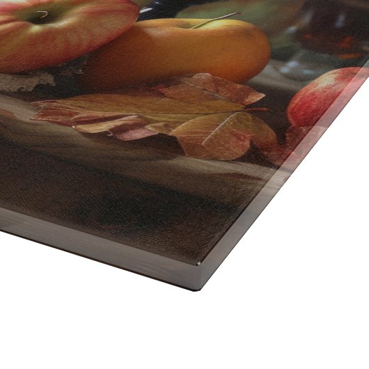 Herfst Fruit Tafel snijplank (Hoek)
