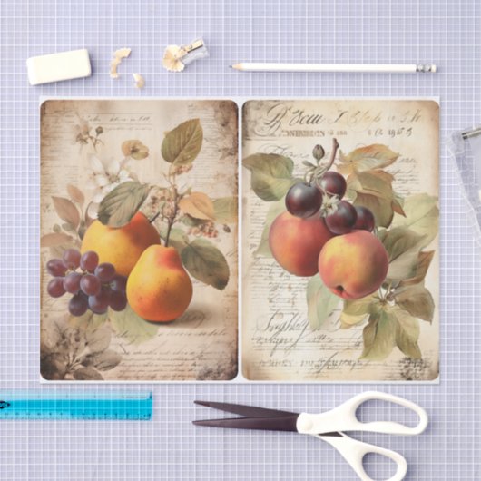 Herfst Fruit Tissuepapier (Craft)