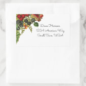 Herfst-fruitstickers Rechthoekige Sticker (Tas)