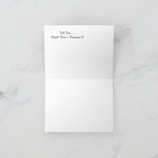 Herfst Fun..... Kaart (Binnen)