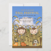 Herfst Fun Uitnodiging (Voorkant)