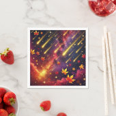Herfst Galaxy Meteor Douche Decoupage servetten (Insitu)