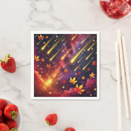 Herfst Galaxy Meteor Douche Decoupage servetten