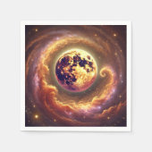 Herfst Galaxy Oogst Maan Decoupage Servetten (Voorkant)