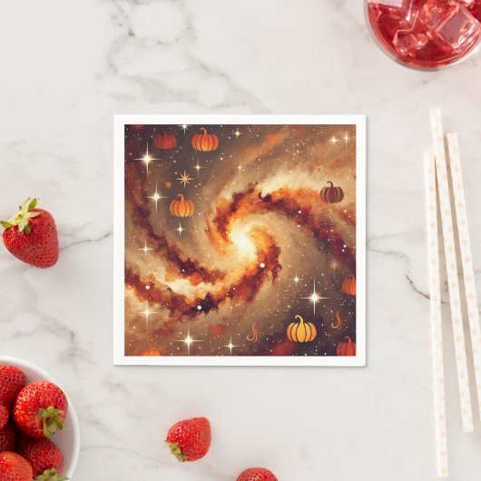 Herfst Galaxy Pumpkin Spice Decoupage Servetten (Insitu)
