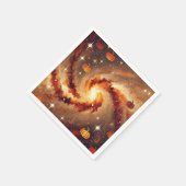 Herfst Galaxy Pumpkin Spice Decoupage Servetten (Hoek)