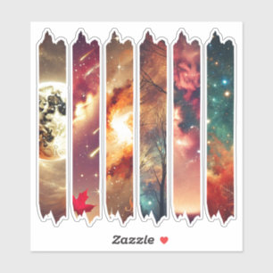 Herfst Galaxy Washi Tape Scrapbook Stickers