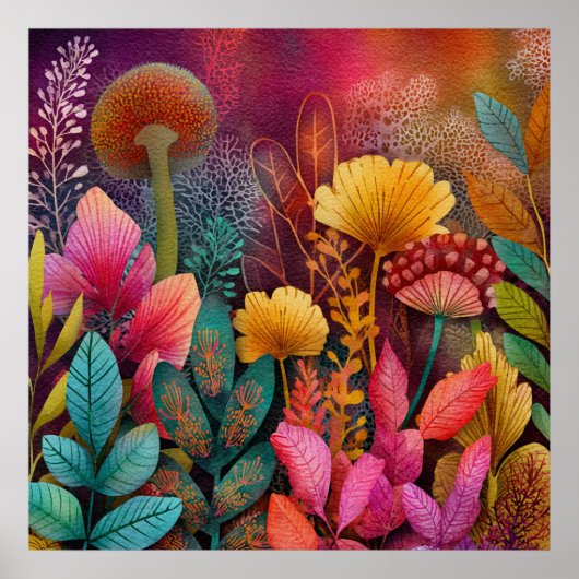 Herfst Garden Poster (Voorkant)