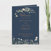 Herfst Garden Wildflower Minimalistische Gevouwen  Programma (Voorkant)