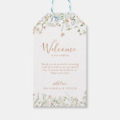 Herfst Garden Wildflower Wedding Welkom Cadeaulabel (Voorkant)