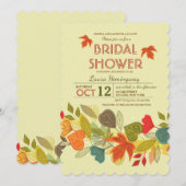 Herfst Garland Invitation Kaart (Voorkant / Achterkant)