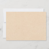 Herfst Garland Pompoen bruiloft repetitie diner Kaart (Achterkant)