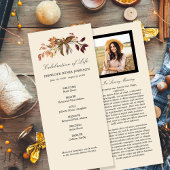 Herfst Garland - Programma voor de viering van het Programmakaart