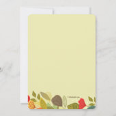 Herfst Garland Uitnodiging (Achterkant)