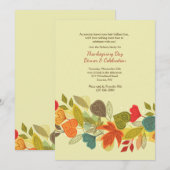 Herfst Garland Uitnodiging (Voorkant / Achterkant)