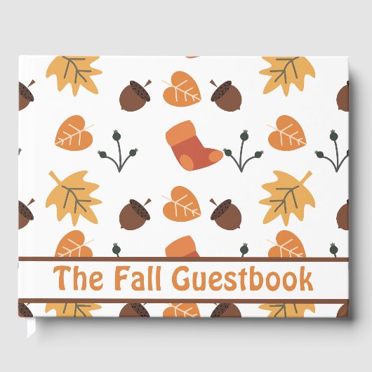 Herfst gastboek gastenboek (Voorkant)
