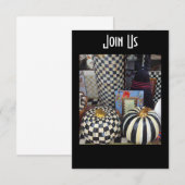 HERFST GEBEURT OF THANKSGIVING INVITATIE KAART (Voorkant / Achterkant)