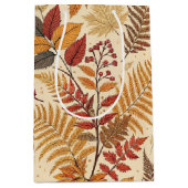 Herfst gebladerte en bessen - warme aardse tonen medium cadeauzakje (Voorkant)