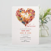 Herfst gebladerte hart kaart (Staand voorkant)