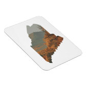 Herfst gebladerte op Katahdin in Maine Magnet Magneet (Rechterzijde)