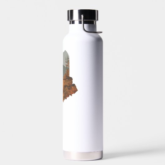 Herfst gebladerte op Katahdin in Maine Waterfles (Links)