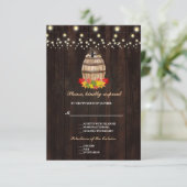 Herfst gebladerte wijnvat wijngaard RSVP (Staand voorkant)