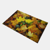 Herfst-Gedekte deurmat - Golden Leaves (Schuin)