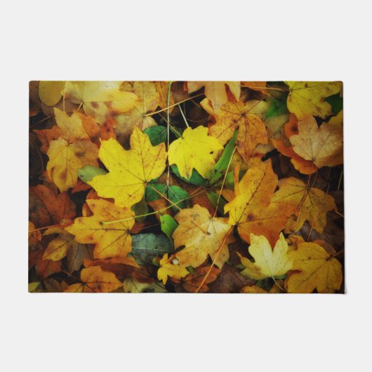 Herfst-Gedekte deurmat - Golden Leaves (Voorkant)