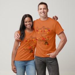 Herfst Geef Dank T-shirt