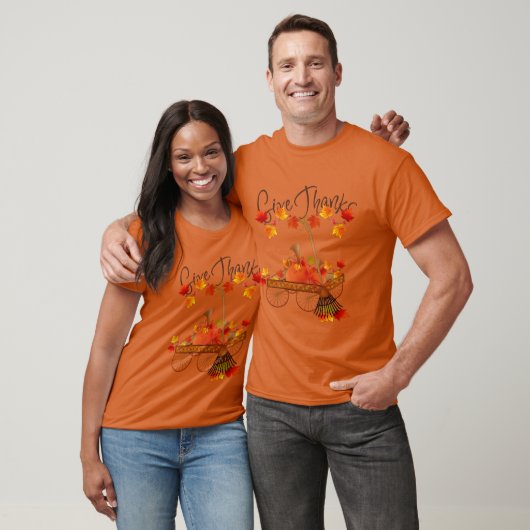 Herfst Geef Dank T-shirt (Unisex)