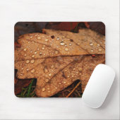 Herfst geel blad muismat (Met muis)