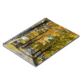 Herfst Geel Pad Spiraal Notebook Notitieboek (Linkerzijde)