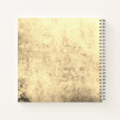 Herfst Geel Rose  Notitieboek (Achterkant)