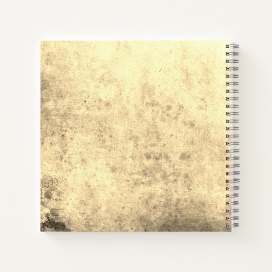 Herfst Geel Rose  Notitieboek (Achterkant)