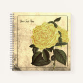 Herfst Geel Rose  Notitieboek (Voorkant)