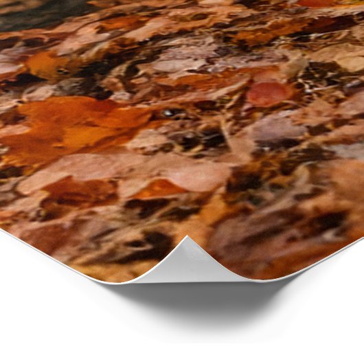 Herfst Geest Wolf Poster (Hoek)