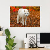 Herfst Geest Wolf Poster (Thuiskantoor)