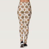 Herfst-geïnspireerde Boho Mandala Pattern Leggings (Achterkant)