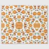 Herfst Geïnspireerde cadeauverpakking Cadeaupapier (Vlak)